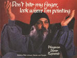 osho don't bite my finger, look where i am pointing